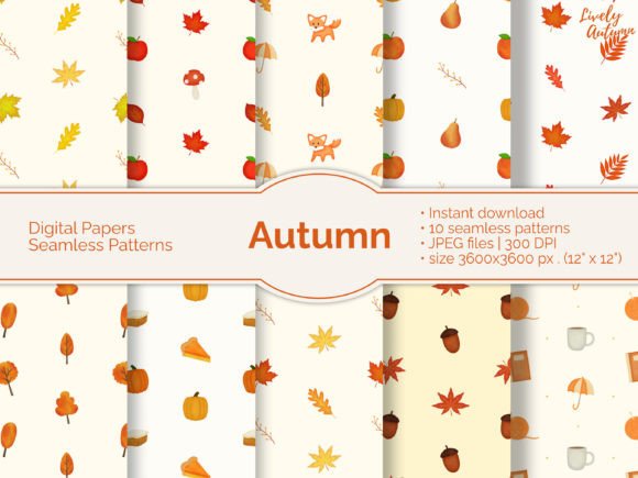 Autumn Digital Seamless Patterns: A Comprehensive Overview for Creative Projects