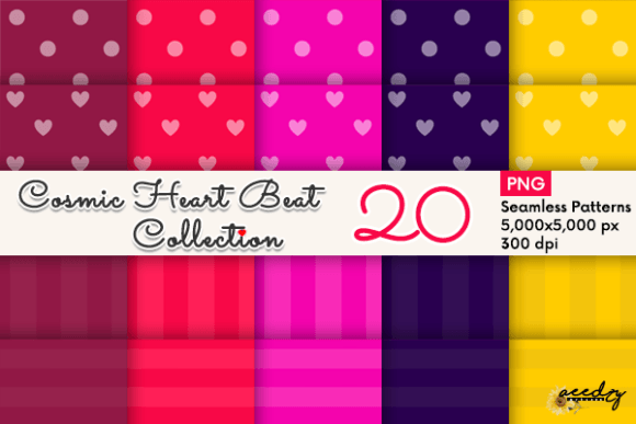 Cosmic Heart Beat Collection Patterns
