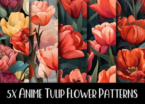 Discover the Anime Tulip Flower Patterns Collection