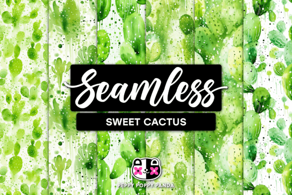 Discover the Beauty of Sweet Cactus Seamless Patterns