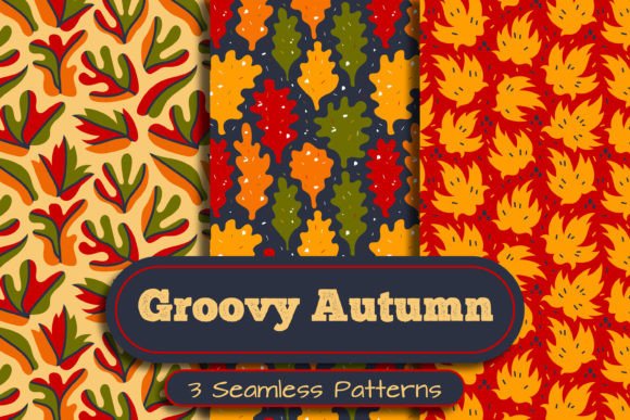 Exploring the Versatility of Groovy Autumn Seamless Patterns for Creative Design