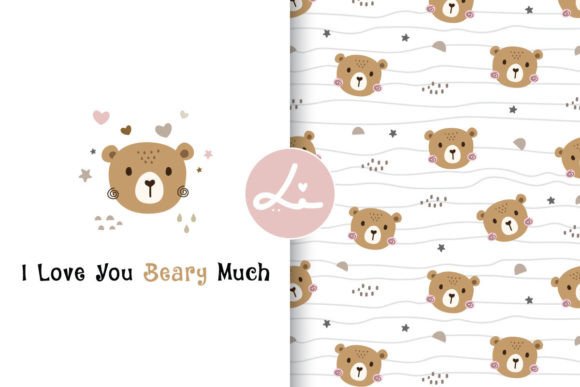 Seamless Bear Patterns for Creative Projects