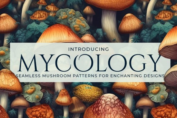 Seamless Mushroom Patterns